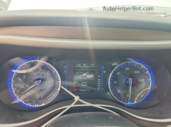 2C4RC1FG0JR125550 2018 CHRYSLER PACIFICA White Вид щитка приладів