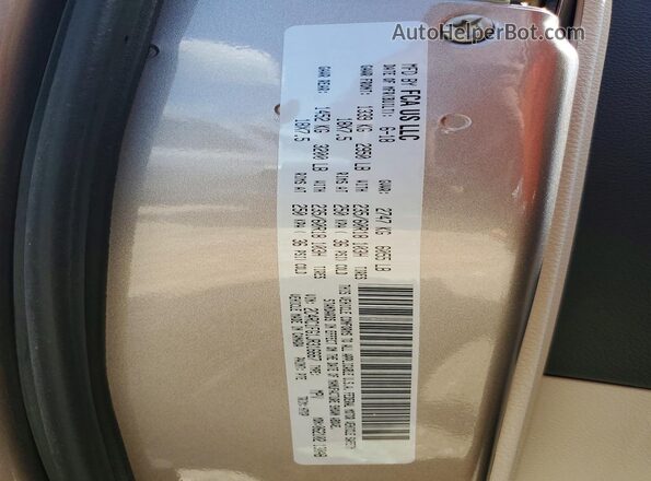 2C4RC1FG1JR316667 2018 CHRYSLER PACIFICA Желто-коричневый Панорамный вид салона 360°
