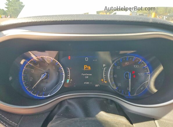 2C4RC1FG1RR119428 2024 CHRYSLER PACIFICA White ხელსაწყოთა პანელის ხედი