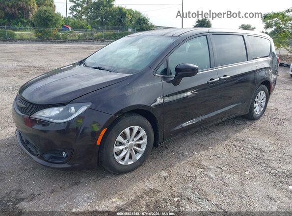2C4RC1FG2JR289303 2018 CHRYSLER PACIFICA Black Przód lewy