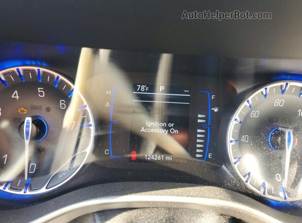 2C4RC1FG3LR142300 2020 CHRYSLER PACIFICA Maroon Instrument cluster view