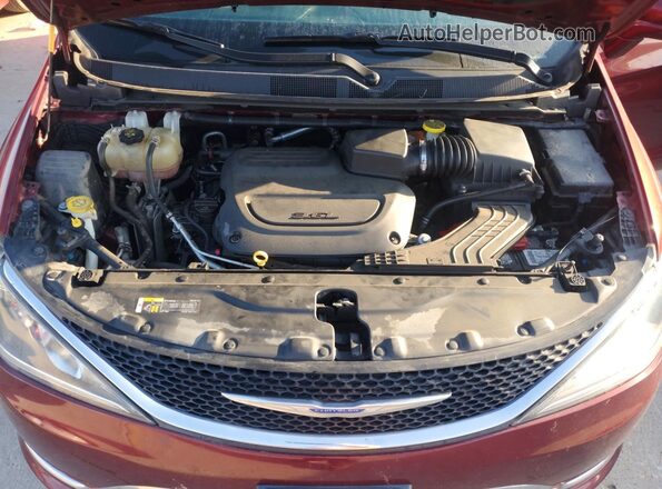 2C4RC1FG3LR142300 2020 CHRYSLER PACIFICA Maroon Engine compartment view