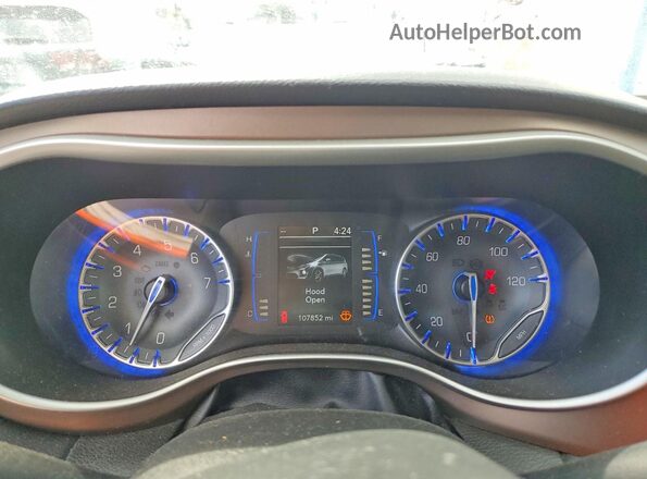 2C4RC1FG4JR125972 2018 CHRYSLER PACIFICA Black Instrument cluster view