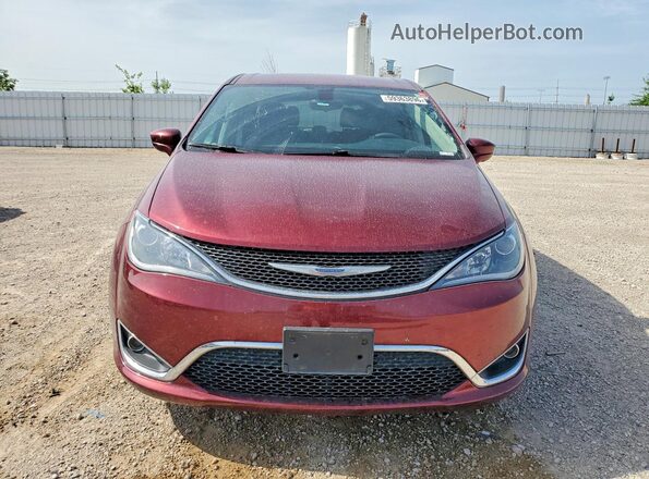 2C4RC1FG4JR277881 2018 CHRYSLER PACIFICA Red Front view