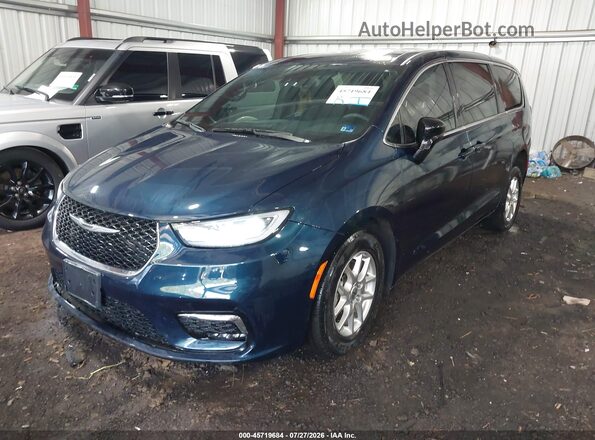 2C4RC1FG4RR180398 2024 CHRYSLER PACIFICA Blue Առջևի ձախ երեք քառորդ տեսարան