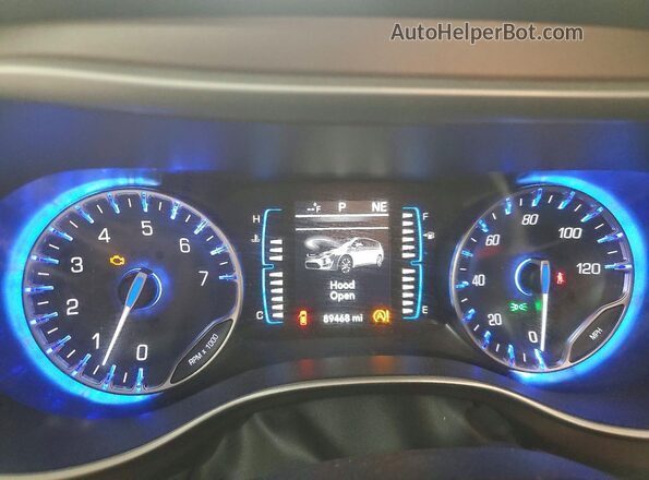 2C4RC1FG5JR113278 2018 CHRYSLER PACIFICA Silver Instrument cluster view