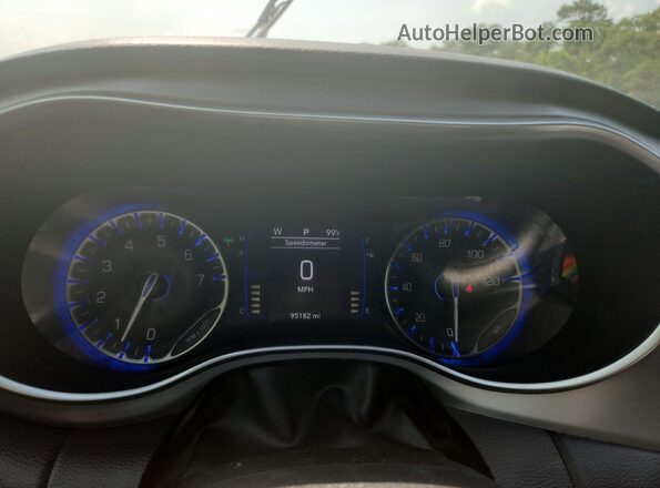 2C4RC1FG5JR235381 2018 CHRYSLER PACIFICA White Instrument cluster view