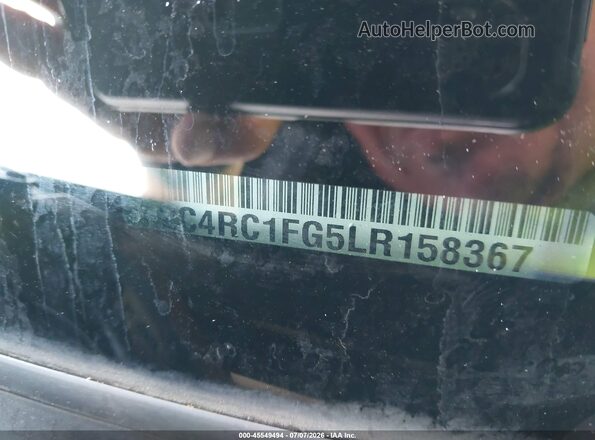 2C4RC1FG5LR158367 2020 CHRYSLER PACIFICA Серый Вид подкапотного пространства