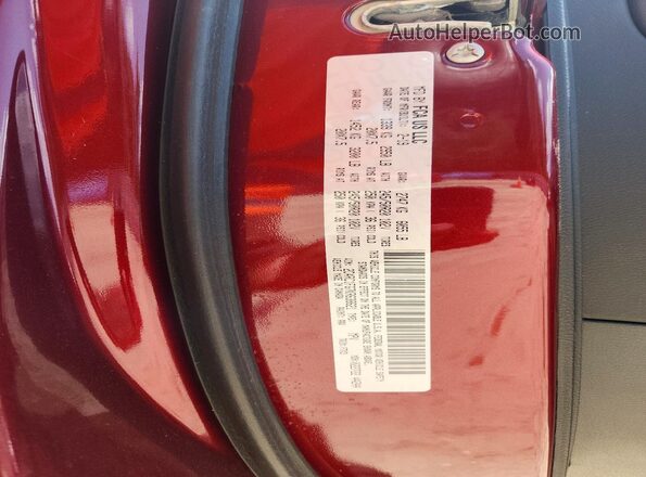 2C4RC1FG7KR638621 2019 CHRYSLER PACIFICA Maroon VIN sticker view