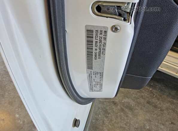 2C4RC1FG9PR556610 2023 CHRYSLER PACIFICA White VIN sticker view