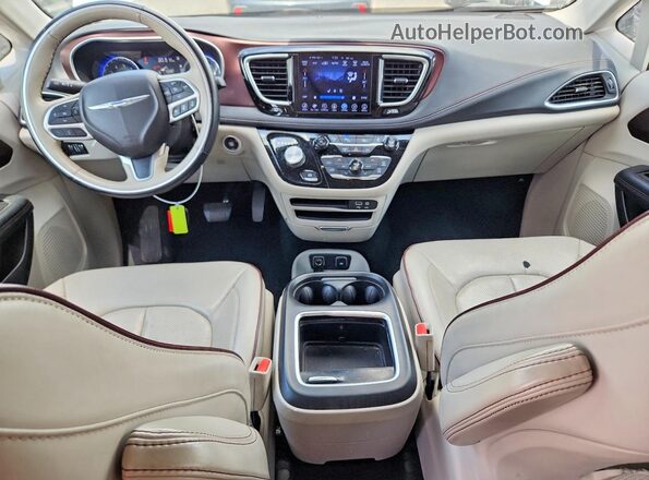 2C4RC1GG0HR505271 2017 CHRYSLER PACIFICA White Вид панелі приладів