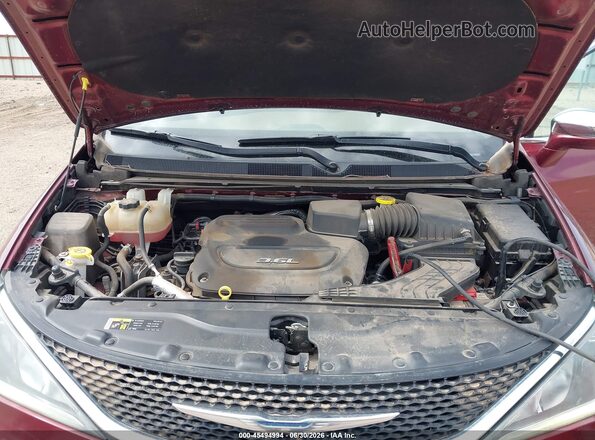 2C4RC1GG0HR704563 2017 CHRYSLER PACIFICA Maroon Rear view