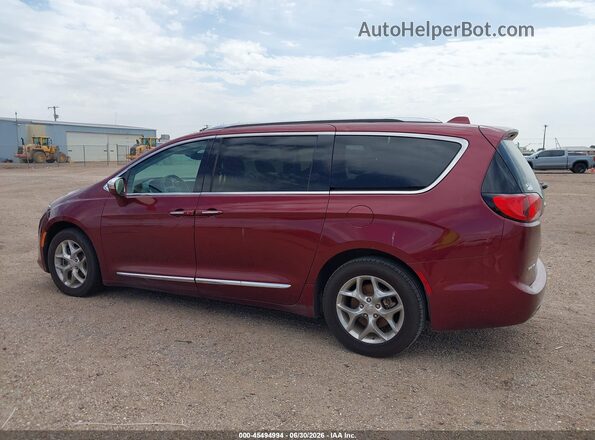 2C4RC1GG0HR704563 2017 CHRYSLER PACIFICA Maroon 360 interior view