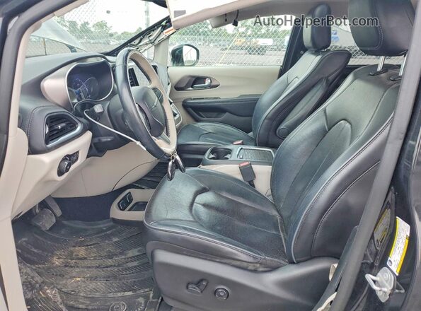 2C4RC1GG0JR232953 2018 CHRYSLER PACIFICA Black წინა სალონის ხედი