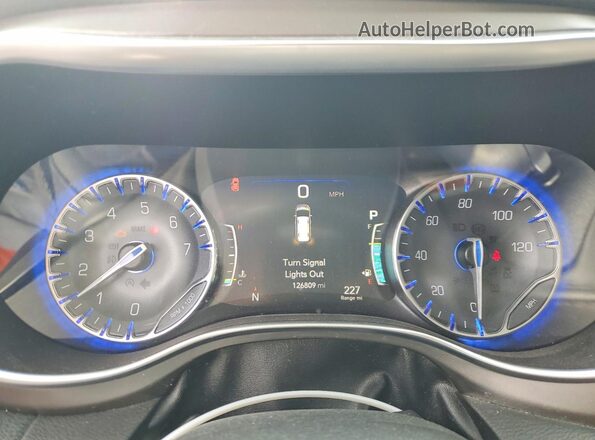 2C4RC1GG0JR232953 2018 CHRYSLER PACIFICA Black ხელსაწყოთა პანელის ხედი