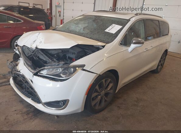 2C4RC1GG0JR262034 2018 CHRYSLER PACIFICA White წინა მარცხენა ხედი სამი მეოთხედიდან