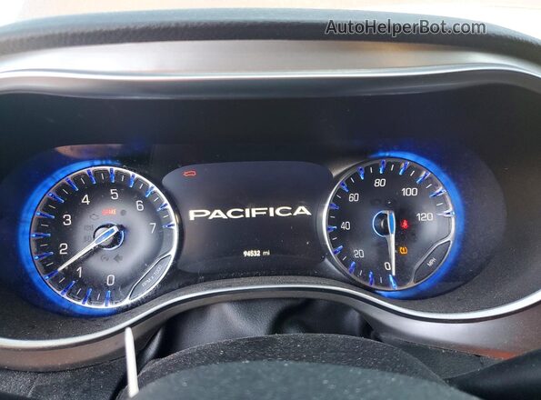 2C4RC1GG0NR219500 2022 CHRYSLER PACIFICA Gray ხელსაწყოთა პანელის ხედი
