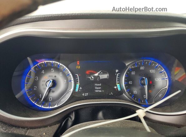 2C4RC1GG1JR268960 2018 CHRYSLER PACIFICA Gray ხელსაწყოთა პანელის ხედი