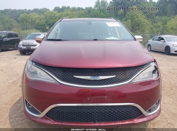 2C4RC1GG1JR269073 2018 CHRYSLER PACIFICA Red Սարքավորումների վահանակի տեսք