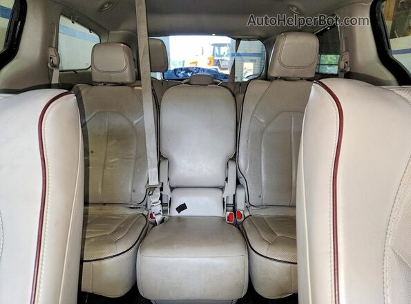 2C4RC1GG2HR544590 2017 CHRYSLER PACIFICA Black Rear seats view
