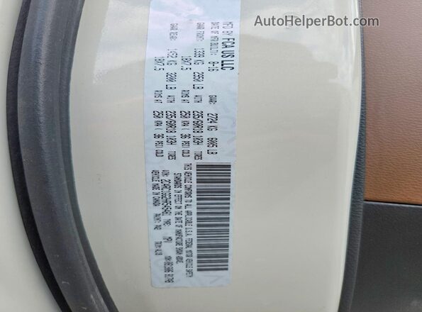2C4RC1GG2HR545481 2017 CHRYSLER PACIFICA Cream VIN sticker view