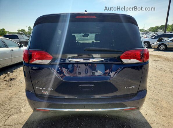 2C4RC1GG2HR720750 2017 CHRYSLER PACIFICA Синий Вид сзади