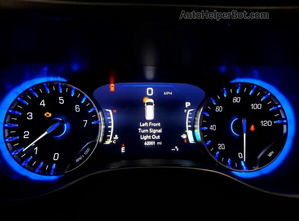 2C4RC1GG3HR565089 2017 CHRYSLER PACIFICA Gold Instrument cluster view