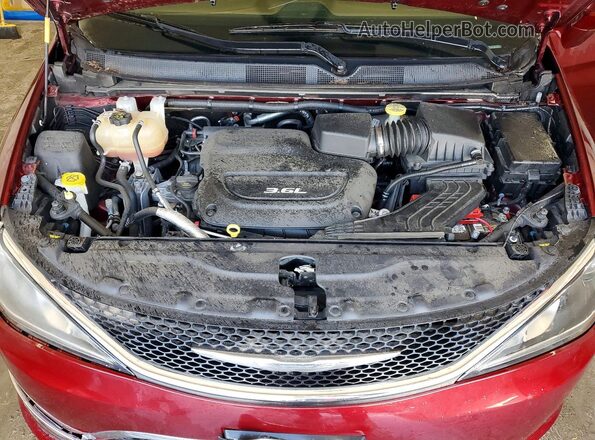 2C4RC1GG3JR143183 2018 CHRYSLER PACIFICA Бордовый Вид подкапотного пространства
