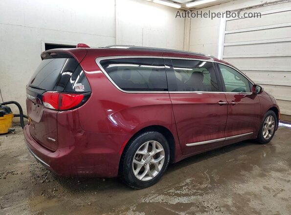 2C4RC1GG3JR143183 2018 CHRYSLER PACIFICA Бордовый Задняя правая четверть