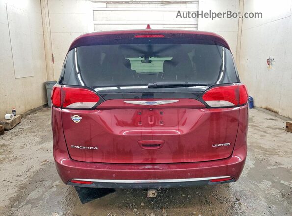 2C4RC1GG3JR143183 2018 CHRYSLER PACIFICA Бордовый Вид сзади