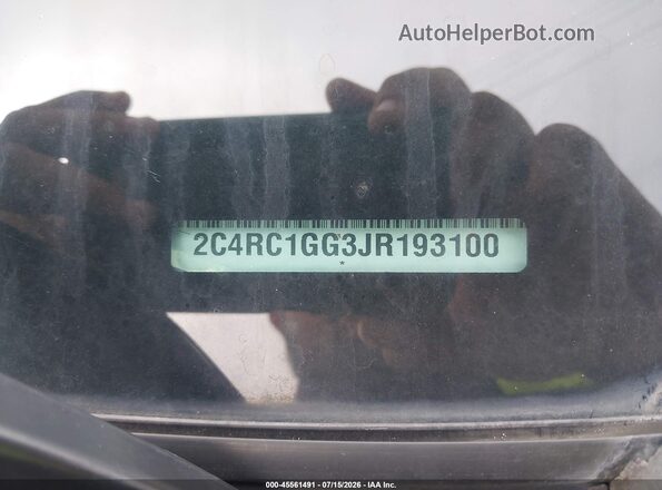2C4RC1GG3JR193100 2018 CHRYSLER PACIFICA Beige Widok komory silnika