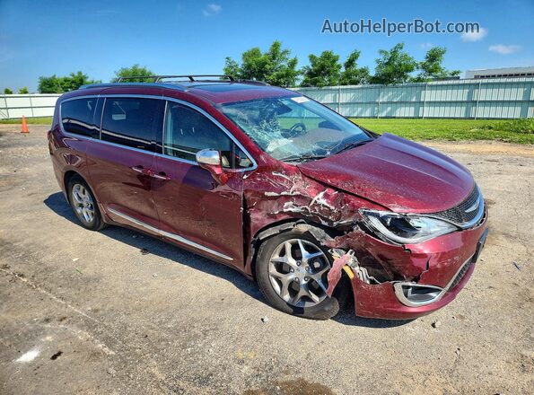 2C4RC1GG3JR321741 2018 CHRYSLER PACIFICA Maroon Առջևի աջ