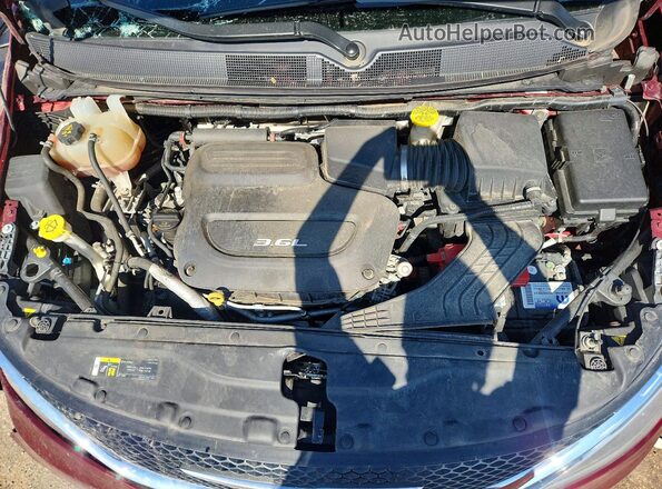 2C4RC1GG3JR321741 2018 CHRYSLER PACIFICA Maroon Շարժիչի բաժամունքի տեսք