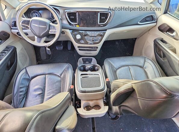 2C4RC1GG3JR322338 2018 CHRYSLER PACIFICA Gray Առջևի վահանակի տեսք