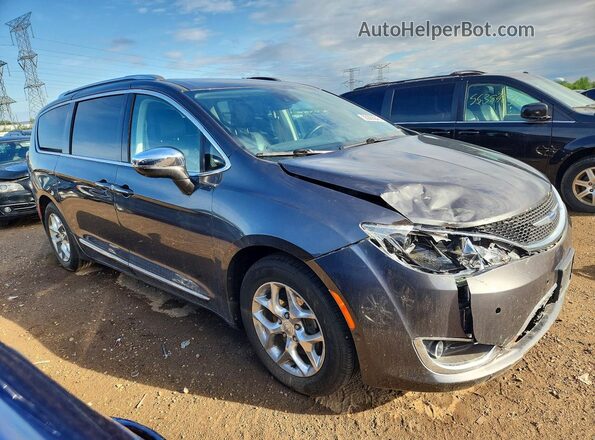 2C4RC1GG3JR322338 2018 CHRYSLER PACIFICA Gray Առջևի աջ