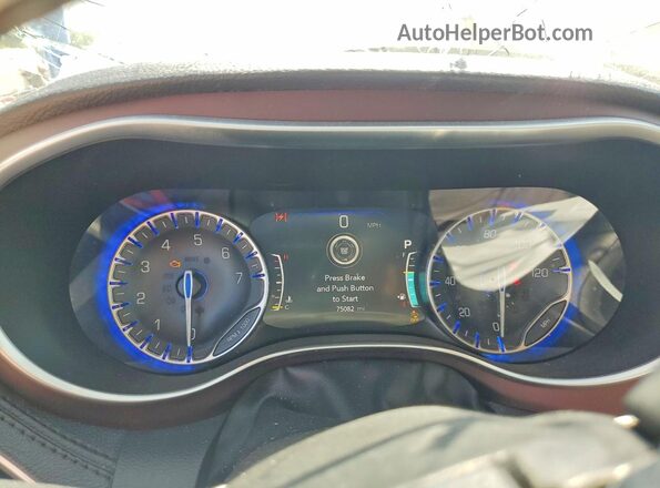 2C4RC1GG3LR117234 2020 CHRYSLER PACIFICA Gray Instrument cluster view