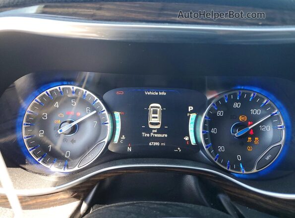 2C4RC1GG3NR168462 2022 CHRYSLER PACIFICA Gray Вид щитка приладів