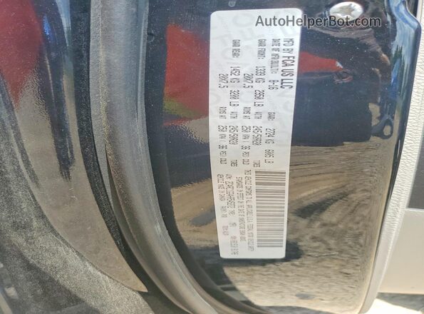 2C4RC1GG4HR545272 2017 CHRYSLER PACIFICA Black Vista de la etiqueta del VIN