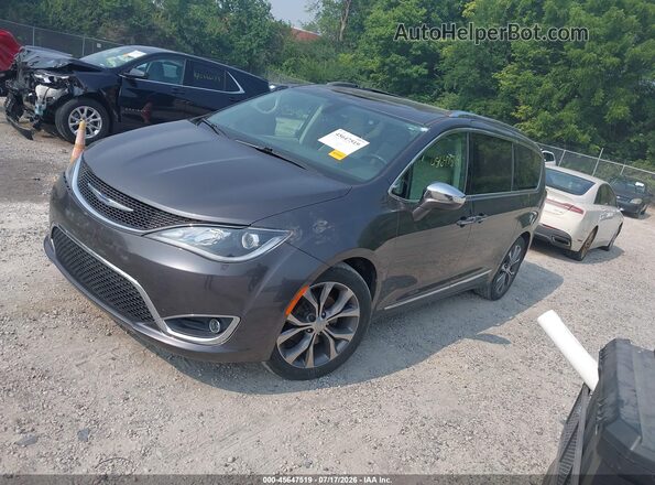 2C4RC1GG4JR186480 2018 CHRYSLER PACIFICA Серый Передняя левая четверть