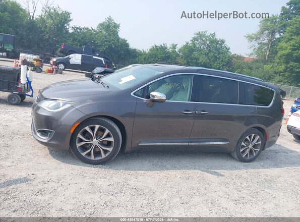 2C4RC1GG4JR186480 2018 CHRYSLER PACIFICA Серый Панорамный вид салона 360°
