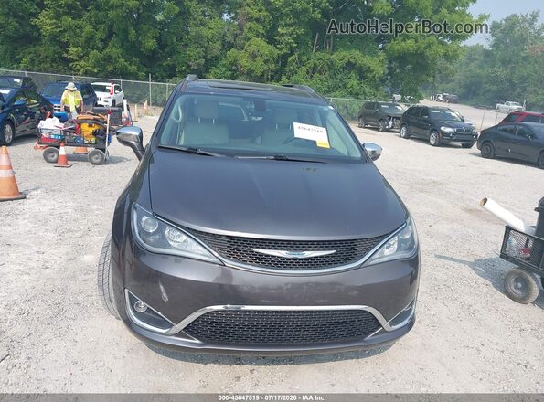 2C4RC1GG4JR186480 2018 CHRYSLER PACIFICA Серый Вид щитка приборов