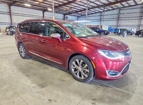 2C4RC1GG4JR186706 2018 CHRYSLER PACIFICA Red Przód prawy
