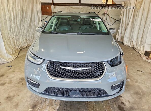 2C4RC1GG4NR120159 2022 CHRYSLER PACIFICA Gray Front view