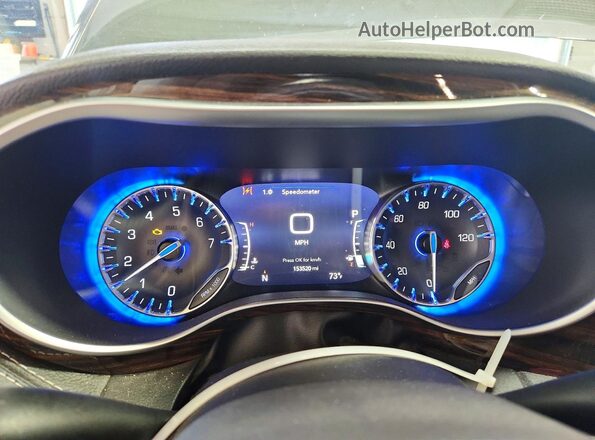 2C4RC1GG4NR120159 2022 CHRYSLER PACIFICA Gray Instrument cluster view