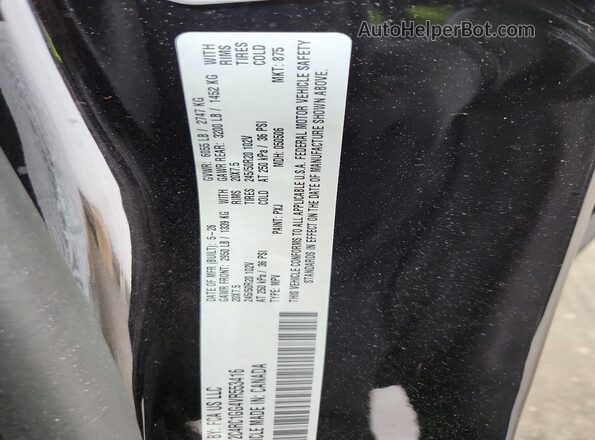 2C4RC1GG4VR553416 2027 CHRYSLER PACIFICA Black Widok naklejki z numerem VIN