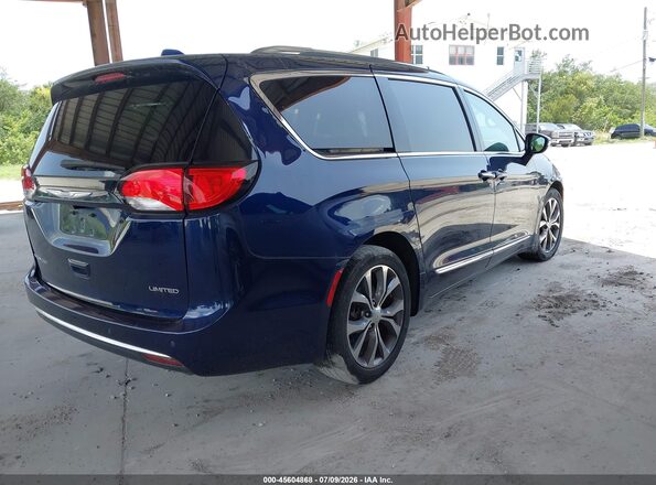 2C4RC1GG5HR599552 2017 CHRYSLER PACIFICA Blue Tył prawy