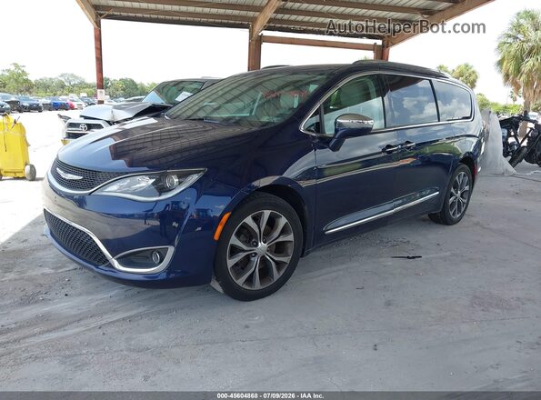 2C4RC1GG5HR599552 2017 CHRYSLER PACIFICA Blue Przód lewy