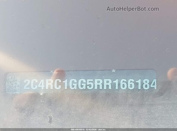 2C4RC1GG5RR166184 2024 CHRYSLER PACIFICA Silver Vista del compartimento del motor