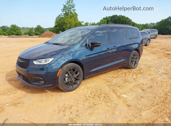 2C4RC1GG5SR573556 2025 CHRYSLER PACIFICA Dark Blue Передняя левая четверть