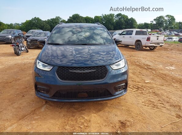 2C4RC1GG5SR573556 2025 CHRYSLER PACIFICA Dark Blue Вид щитка приборов
